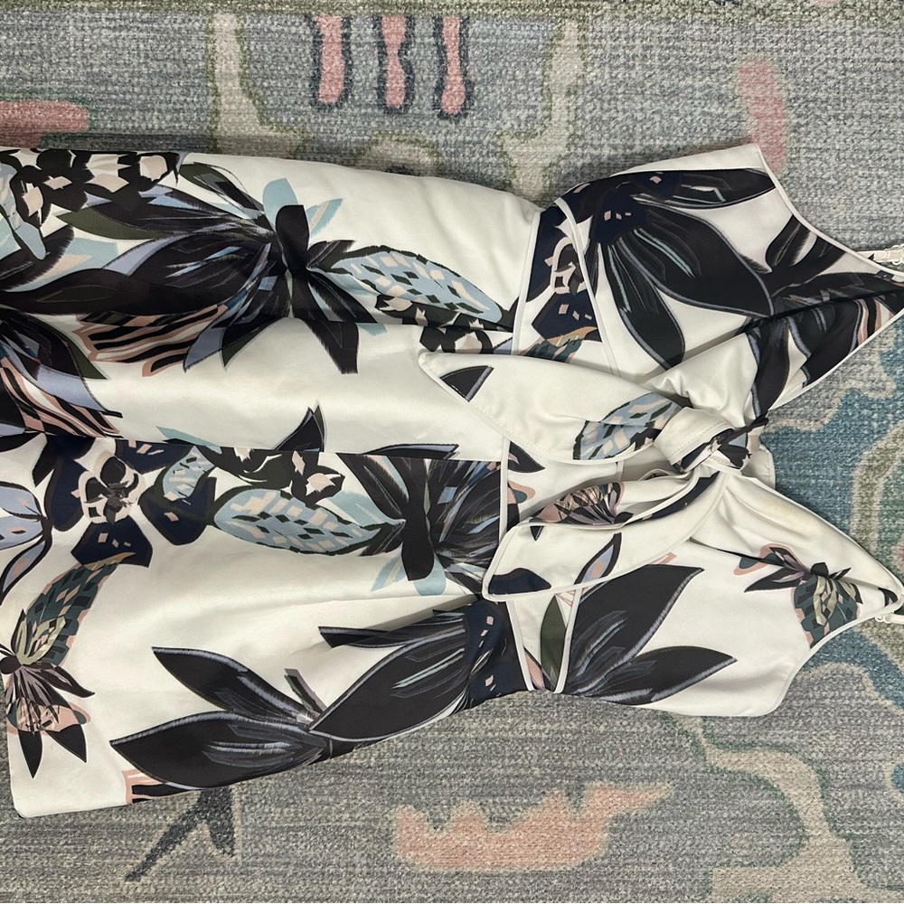 Keepsake Black and White Floral Dress